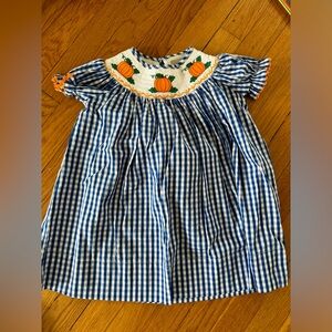 Lil cactus smocked pumpkin dress 18/24